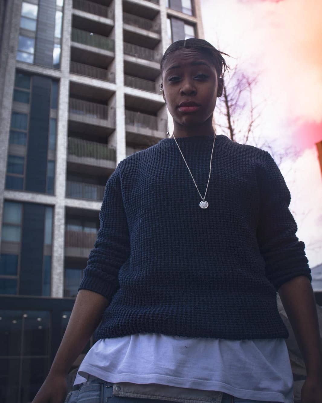 Image may contain: Top Boy cast, Top Boy, season 3, Netflix, Seraphina Beh, Farah, Long Sleeve, Pendant, Clothing, Sleeve, Apparel, Person, Human