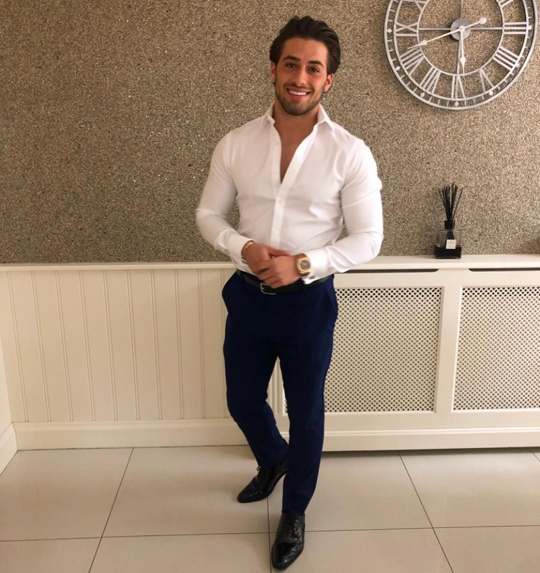 Image may contain: reality TV rich list, UK, reality TV, net worth, earnings, money, salary, rich, worth, Love Island, Kem Cetinay, Man, Shirt, Pants, Human, Person, Clothing, Footwear, Apparel, Shoe