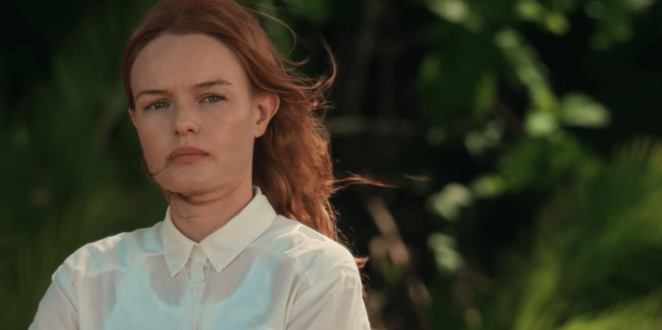 Image may contain: The I-Land cast, The I-Land, island, Netflix, Kate Bosworth, KC, stars, films, tv, series, Instagram, age, job, Photo, Photography, Portrait, Shirt, Woman, Female, Clothing, Apparel, Human, Person, Face