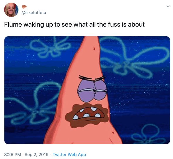 Flume ass eating video, Paige, girlfriend, meme, viral, trend, watch, DJ, Burning Man, sex, porn, public, Instagram, tweets, reactions, festival, does Flume eat ass, insta story