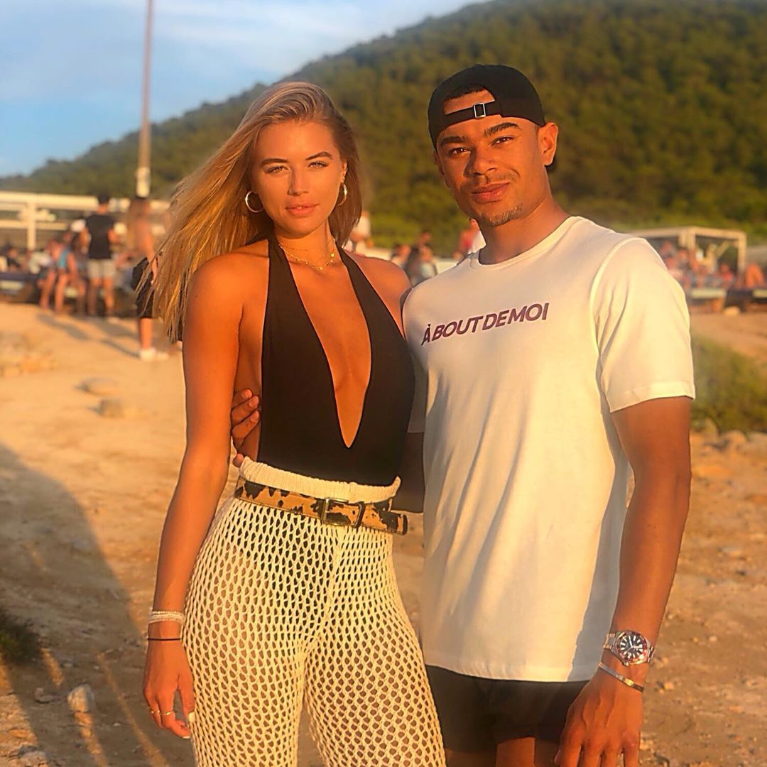 Image may contain:  Love Island 2019 contestants, Love Island, 2019, now, job, Instagram, updates, news, latest, series five, Arabella Chi, Wes Nelson, Skirt, Woman, Sleeve, Female, Shorts, Human, Person, Apparel, Clothing