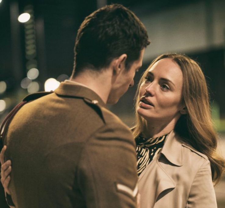 Image may contain: The Capture cast, The Capture, BBC, one, drama, thriller, conspiracy, cast, about, stars, Suit, Jacket, Face, Dating, Overcoat, Coat, Clothing, Apparel, Person, Human
