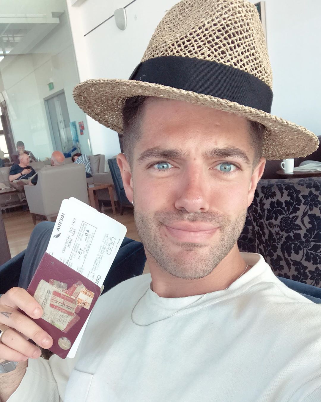 Image may contain: Made in Chelsea fake followers, Made in Chelsea, MIC, cast, Instagram, fake, followers, real, Alex Mytton, comments, likes, Text, Sun Hat, Person, Human, Apparel, Clothing, Hat