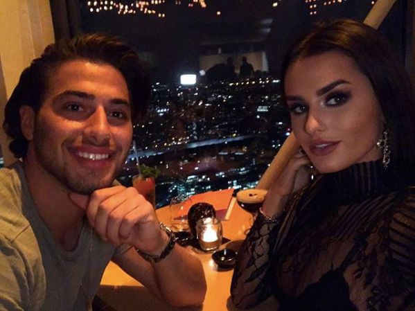 Image may contain: How Islanders spent their winnings, Love Island, 2017, winners, £50k, money, cash, spend, Kem Cetinay, Amber Davies, Woman, Nature, Head, Selfie, Outdoors, Photography, Portrait, Photo, Apparel, Clothing, Dating, Female, Smile, Lighting, Face, Person, Human