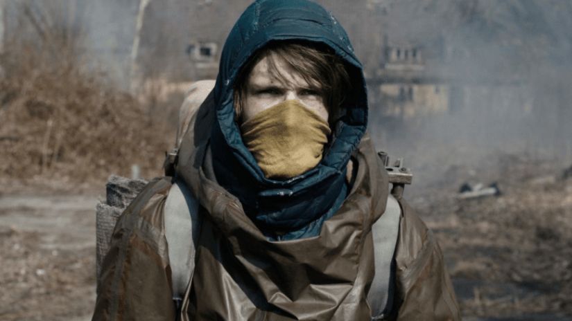 Image may contain: Best Netflix series, original, Netflix, series, show, UK, US, worldwide, top, popular, good, tv, binge, season, best, funny, drama, horror, sci-fi, Ozarks, Dark, Raincoat, Person, Human, Coat, Apparel, Clothing