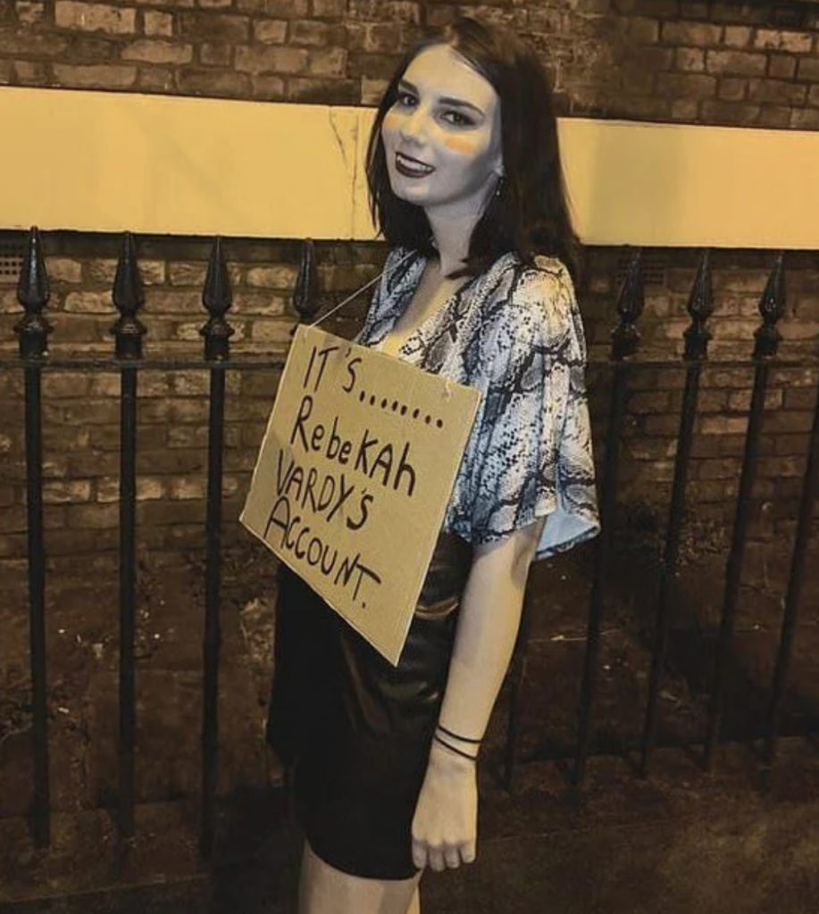 Halloween meme costumes, Halloween, costume, ideas, 2019, meme, Rebekah Vardy, account, tweet, Coleen Rooney, shaking mannequin head,