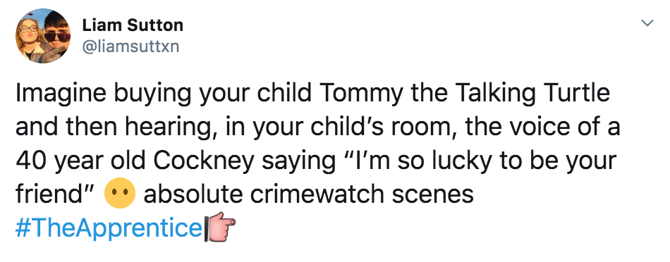The Apprentice, Thomas Skinner, memes, candidates, reaction, twitter, funny, meme, Tommy, Tom, Turtle, last night, 2019, contestants
