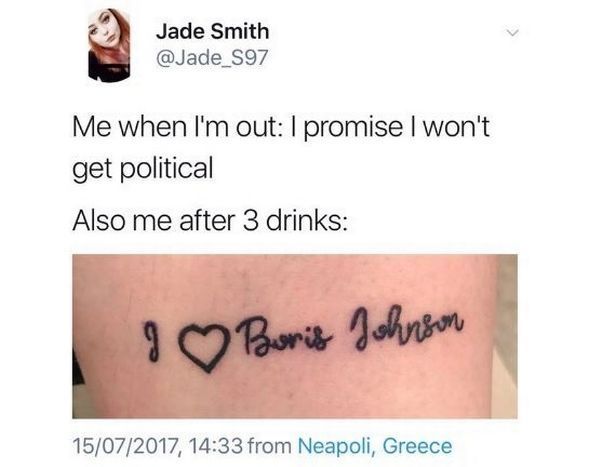 Image may contain: Text, Tattoo, Person, Human, Skin