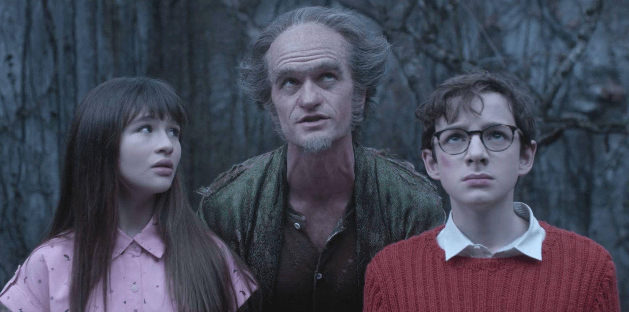 Image may contain: Best Netflix series, original, Netflix, series, show, UK, US, worldwide, top, popular, good, tv, binge, season, best, funny, drama, horror, sci-fi, A Series of Unfortunate Events, Top Boy, Tree, Plant, Man, Face, Clothing, Apparel, Human, Person, Accessories, Accessory, Glasses