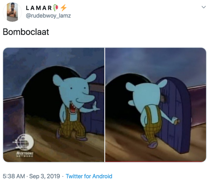 Bomboclaat, meme, explained, meaning, examples, origin, Jamaica, funny, memes, definition, phrase, start, Twitter