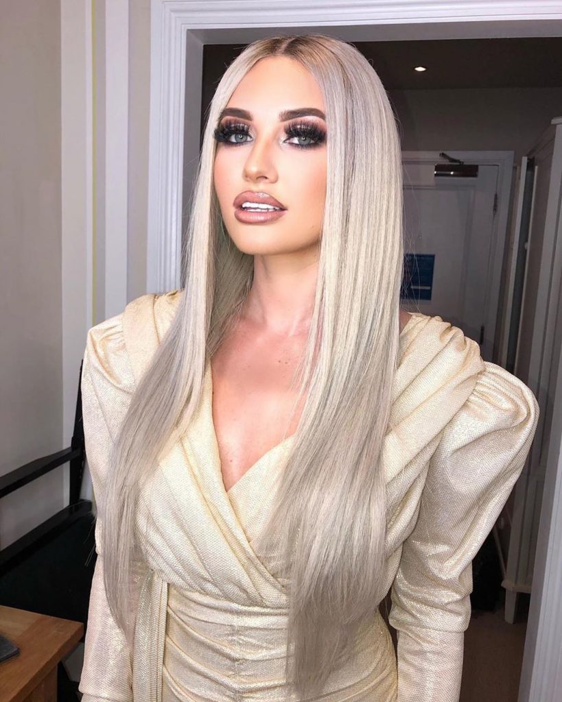 Amy Hart, Love Island, 2019, transformation, then, now, unrecognisable, Instagram, hair, silver, blonde, makeover