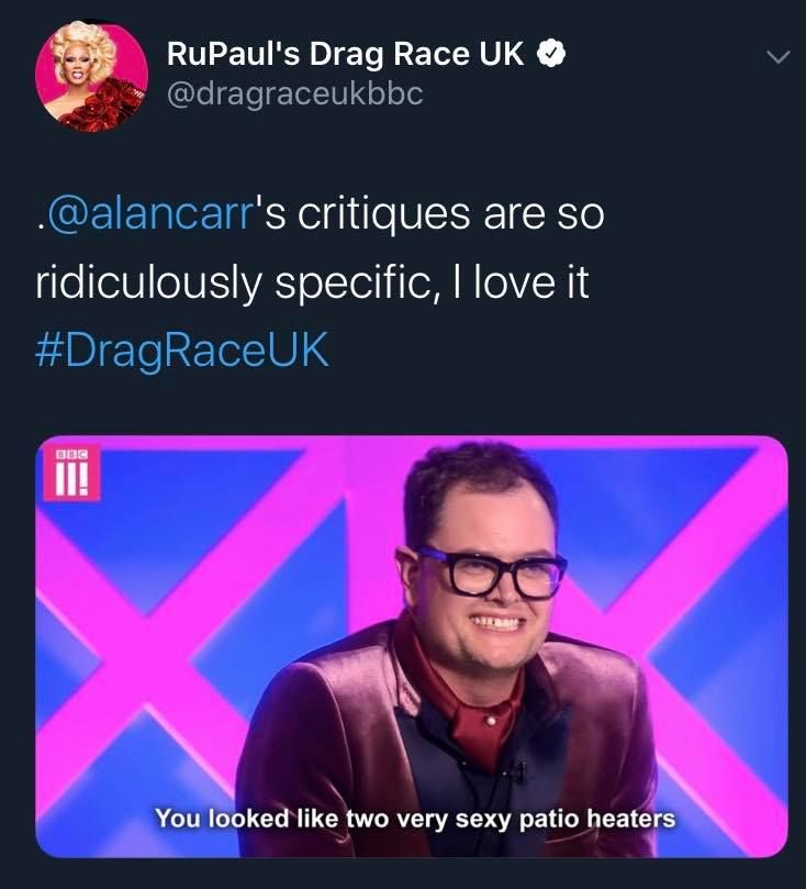 Drag Race UK Episode 7 Memes, RuPaul, Michelle Visage, Baga Chipz, The Vivienne, Cheryl Hole, Divina de Campo, BBC, Michaela Cole, Alan Carr, Brighouse, iPlayer, LGBT, LGBTQ+, gay, queer, Sacka Spudz, The Mother, Sissy Hole, Delicia de Campo