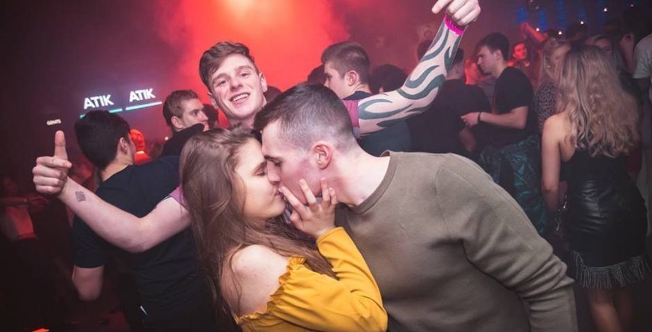 Image may contain: Disco, Night Club, Club, Party, Human, Person