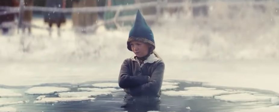 Image may contain: Face, Hood, Helmet, Coat, Human, Person, Clothing, Apparel, john lewis christmas ad 2019, john lewis, john lewis christmas advert youtube, john lewis christmas advert 2019 youtube, edgar, dan smith, bastille, excitable edgar