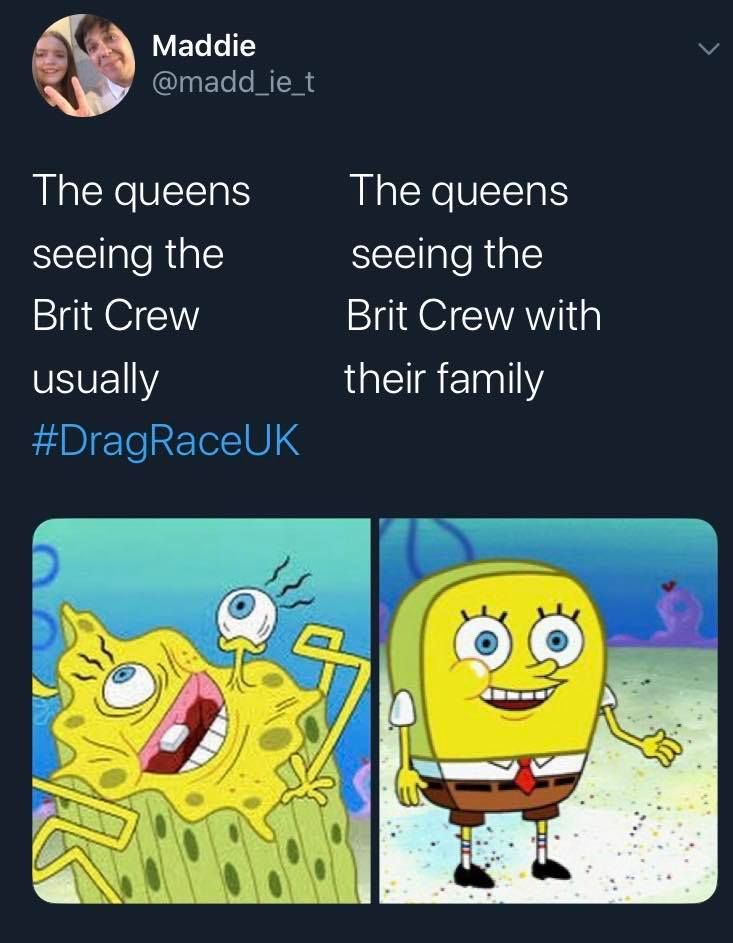 Drag Race UK Episode 7 Memes, RuPaul, Michelle Visage, Baga Chipz, The Vivienne, Cheryl Hole, Divina de Campo, BBC, Michaela Cole, Alan Carr, Brighouse, iPlayer, LGBT, LGBTQ+, gay, queer, Sacka Spudz, The Mother, Sissy Hole, Delicia de Campo