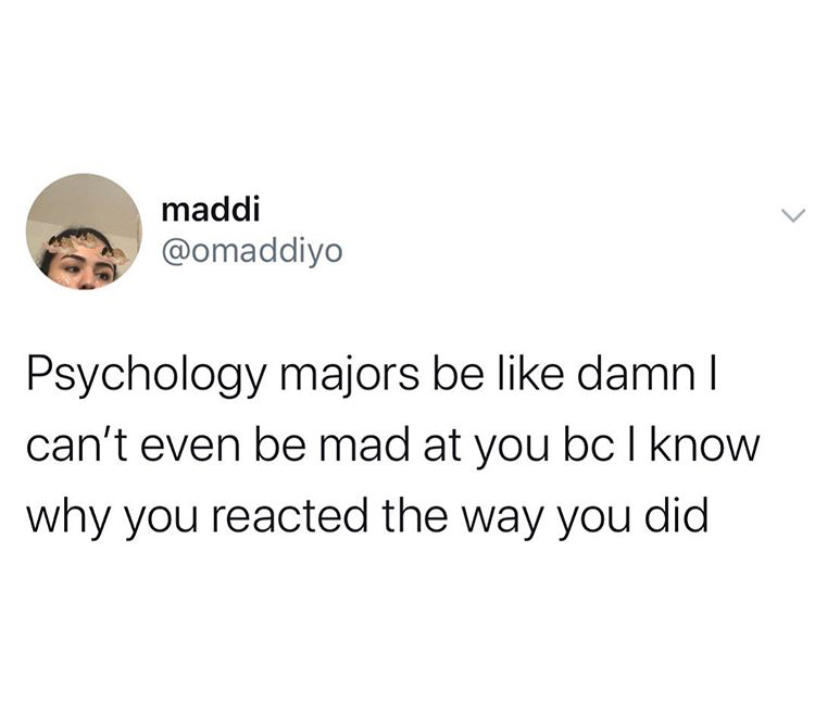 psychology major memes