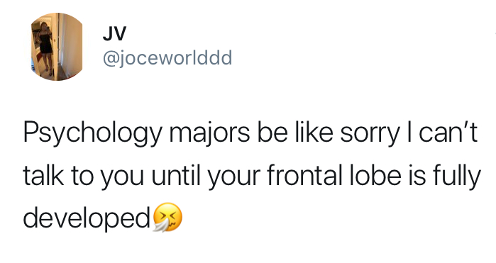 psychology major memes
