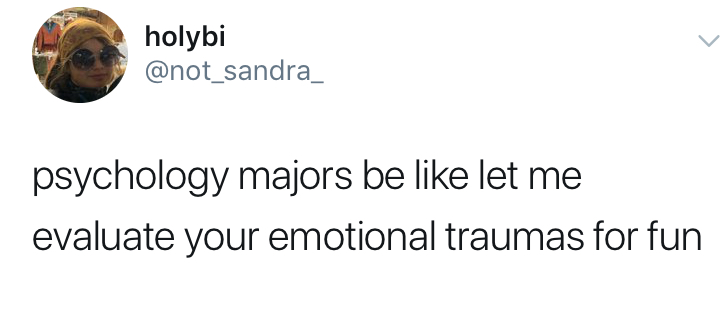 psychology major memes