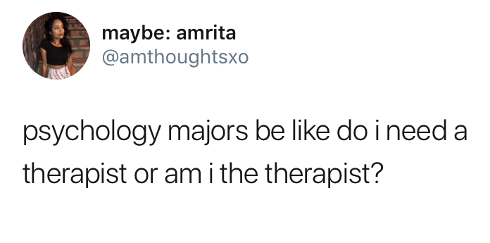 psychology major memes