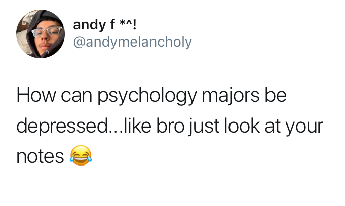 psychology major memes