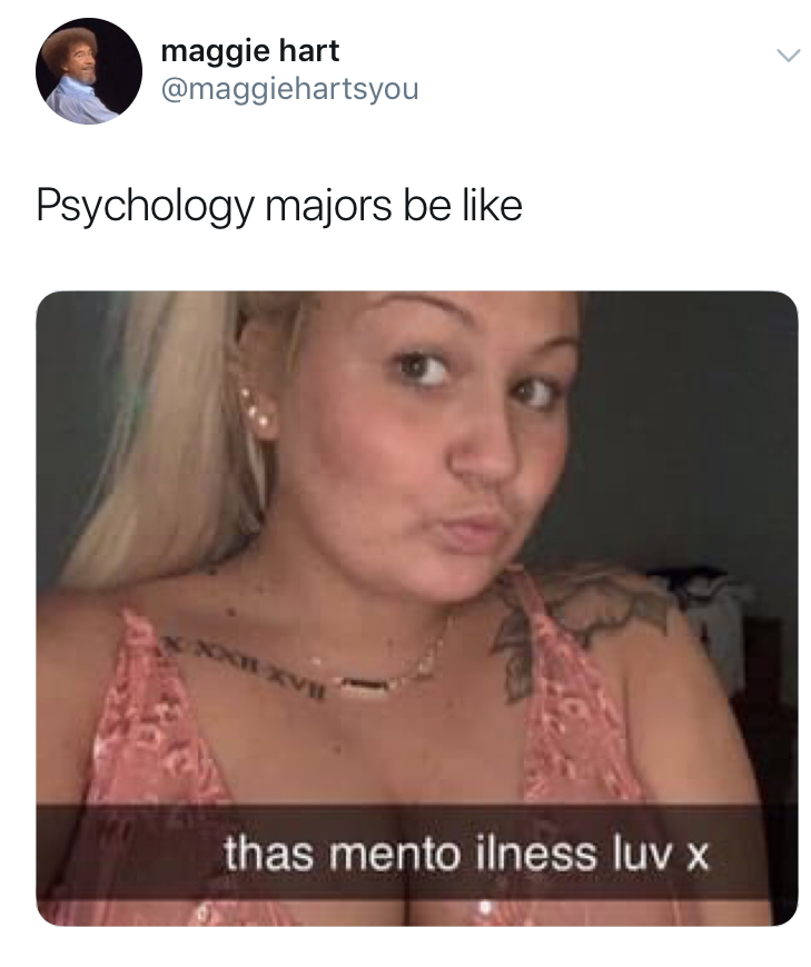 psychology major memes