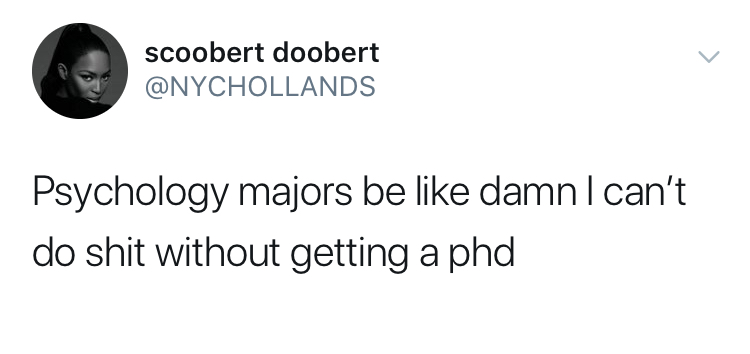 psychology major memes