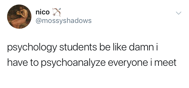 psychology major memes