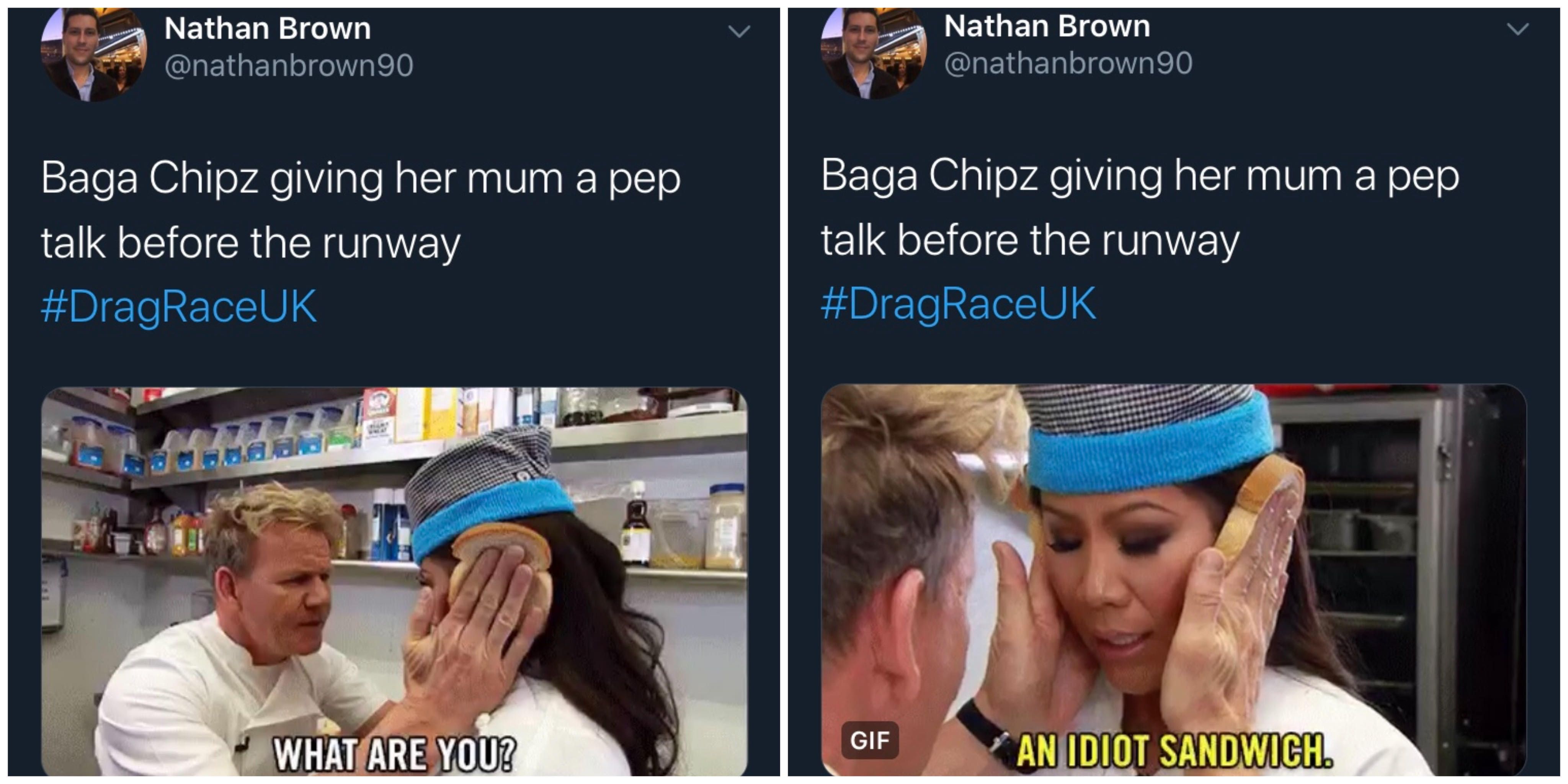 Drag Race UK Episode 7 Memes, RuPaul, Michelle Visage, Baga Chipz, The Vivienne, Cheryl Hole, Divina de Campo, BBC, Michaela Cole, Alan Carr, Brighouse, iPlayer, LGBT, LGBTQ+, gay, queer, Sacka Spudz, The Mother, Sissy Hole, Delicia de Campo