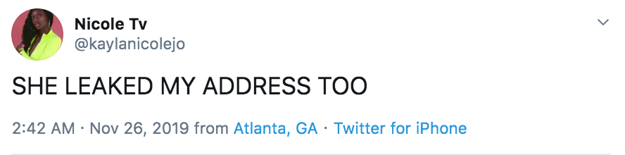 Kayla Nicole fighting, Kayla Nicole Jones, NicoleTV, imlyric, fight, video, Twitter, viral, screenshots, messages, footage, watch