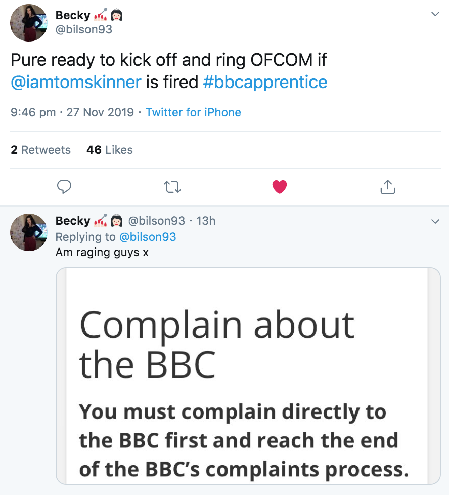 The Apprentice, 2019, Thomas Skinner, fired, candidate, Lord Sugar, Sir Alan, Thomas, pillow, salesman, last night, memes, reactions, who was fired