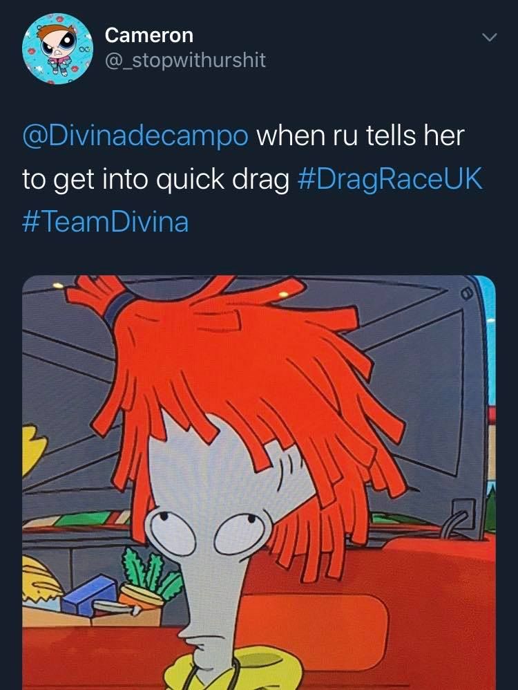 Drag Race UK Episode 7 Memes, RuPaul, Michelle Visage, Baga Chipz, The Vivienne, Cheryl Hole, Divina de Campo, BBC, Michaela Cole, Alan Carr, Brighouse, iPlayer, LGBT, LGBTQ+, gay, queer, Sacka Spudz, The Mother, Sissy Hole, Delicia de Campo