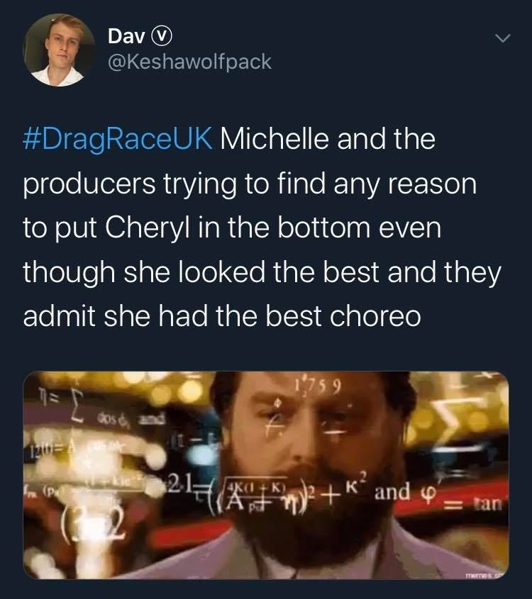 Drag Race UK Episode 7 Memes, RuPaul, Michelle Visage, Baga Chipz, The Vivienne, Cheryl Hole, Divina de Campo, BBC, Michaela Cole, Alan Carr, Brighouse, iPlayer, LGBT, LGBTQ+, gay, queer, Sacka Spudz, The Mother, Sissy Hole, Delicia de Campo