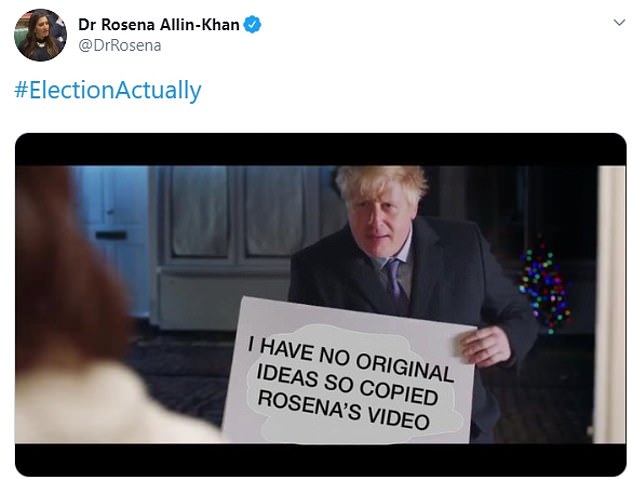 Boris Johnson Love Actually, Boris Johnson, Boris, Love Actually, Conservative, Tory, Tories, Party, election, campaign, video, memes, reactions, tweets, Twitter, funny, best, savage