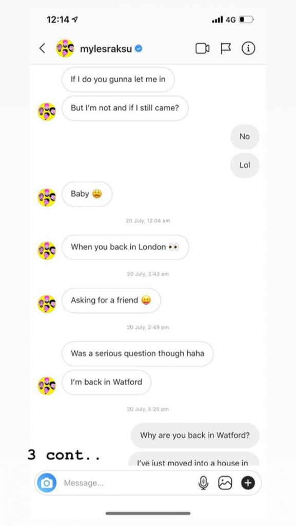 Gabby Allen, Myles Stephenson, ex, girlfriend, boyfriend, cheating, claims, messages, screenshots, leaked, texts, sexts, women, girls, I'm A Celebrity, Love Island, break up, split, Instagram