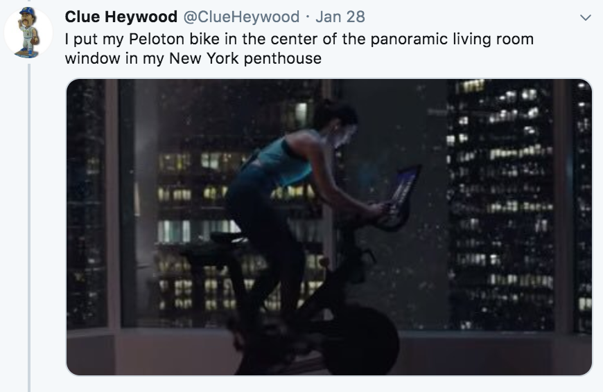 Peloton ad, Peloton, bikes, exercise bike, commercial, advert, Christmas, reaction, Twitter, woman, Peleton bike, meme 