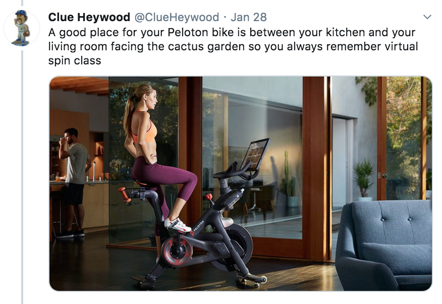 Peloton ad, Peloton, bikes, exercise bike, commercial, advert, Christmas, reaction, Twitter, woman, Peleton bike, meme 