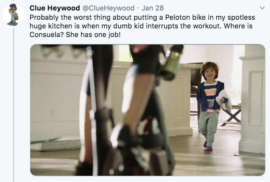 Peloton ad, Peloton, bikes, exercise bike, commercial, advert, Christmas, reaction, Twitter, woman, Peleton bike, meme , watch