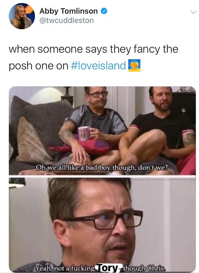 Love Island, memes, meme, reaction, Twitter, funny, savage, winter, winter love island, south africa, cape town