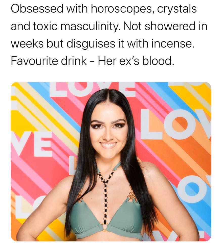 Love Island, Winter Love Island, winter, Cape Town, South Africa, Twitter, thread, judge, looks, meme, savage, hilarious, memes, Made In Poor Taste, 2020, cast, Islanders, contestants, lineup