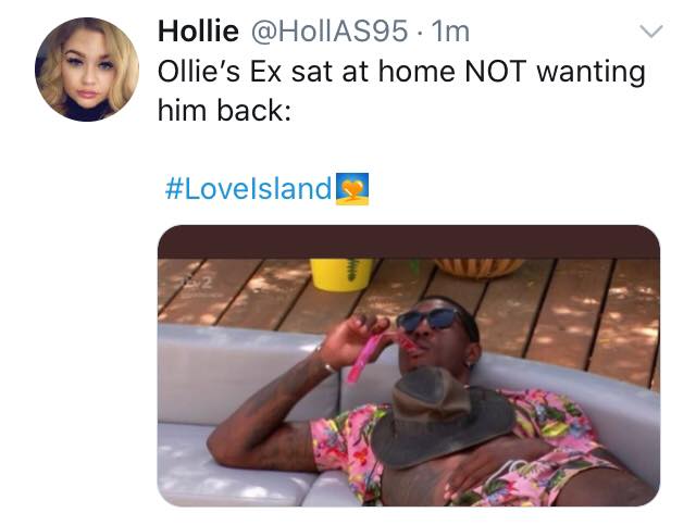 Love Island, memes, reactions, winter, meme, Ollie Williams, Ollie, quit, left, departure, exit, last night, Twitter, South Africa, Cape Town, winter, animals, gun, poaching, hunting, savage