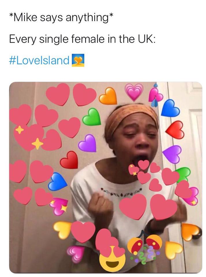 Love Island, memes, meme, reaction, Twitter, funny, savage, winter, winter love island, south africa, cape town, Mike