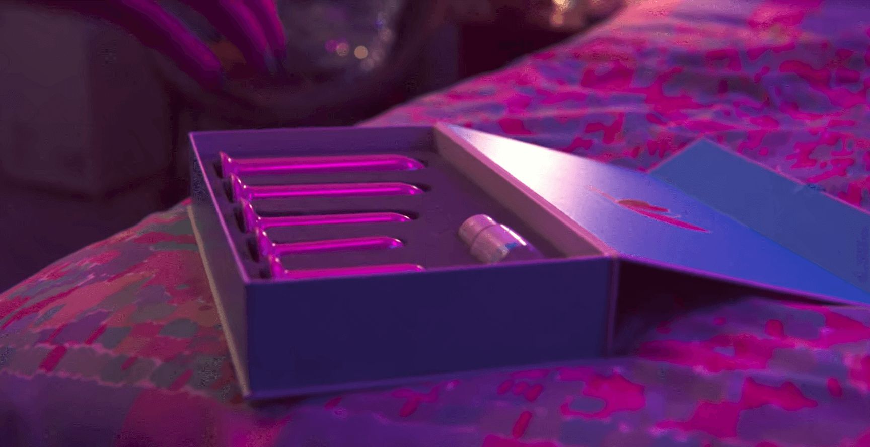 Image may contain: Drawer, Box, Purple, Furniture
