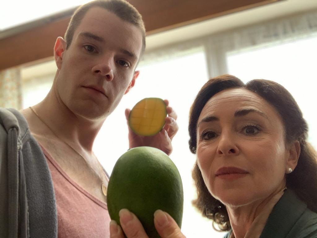 Image may contain: Food, Fruit, Plant, Person, Human
