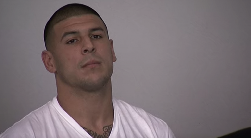 Aaron Hernandez, Killer Inside, The Mind of, Netflix, documentary, true crime, real life, story, events, school, early life, college, NFL, University