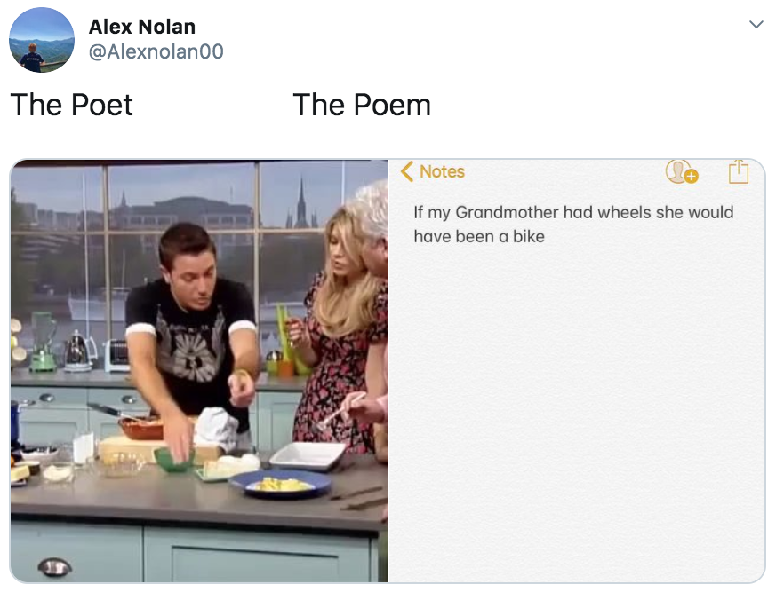 The Poet The Poem meme, memes, poet, poem, poetry, meme, Twitter, examples, funniest, explained, best, origin
