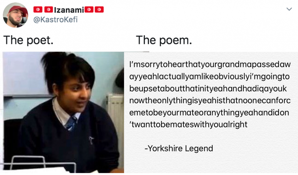The Poet The Poem meme, memes, poet, poem, poetry, meme, Twitter, examples, funniest, explained, best, origin