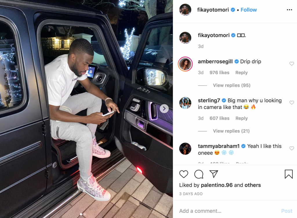 Fikayo Tomori, Amber Gill, dating, boyfriend, girlfriend, footballer, Chelsea, Love Island, Instagram