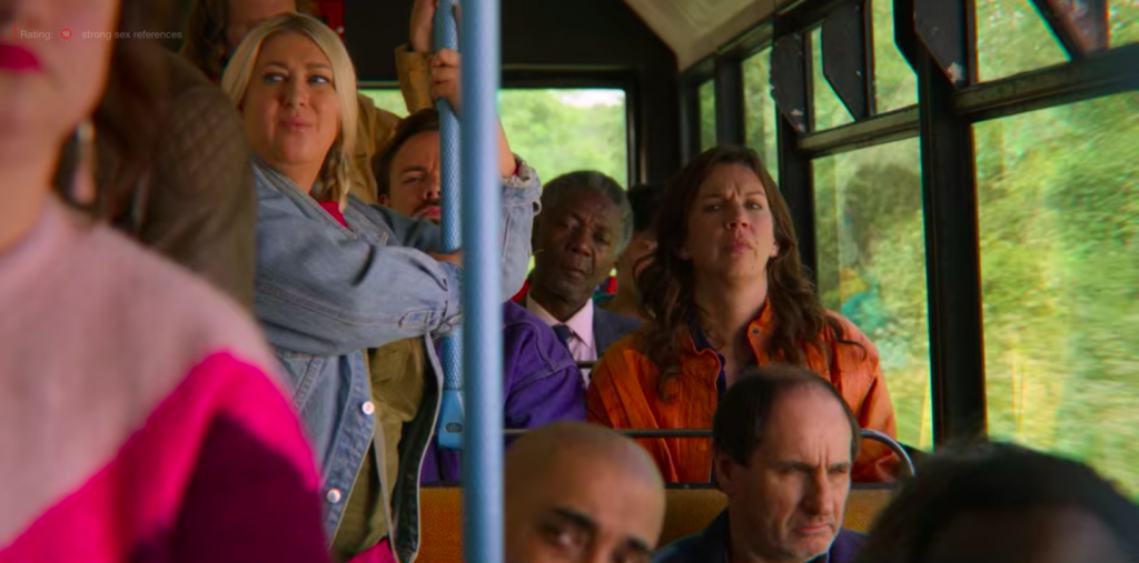 Sex Education Aimee bus scene, Otis, Maeve, Gillian Anderson, writer, sexuall assault, true story