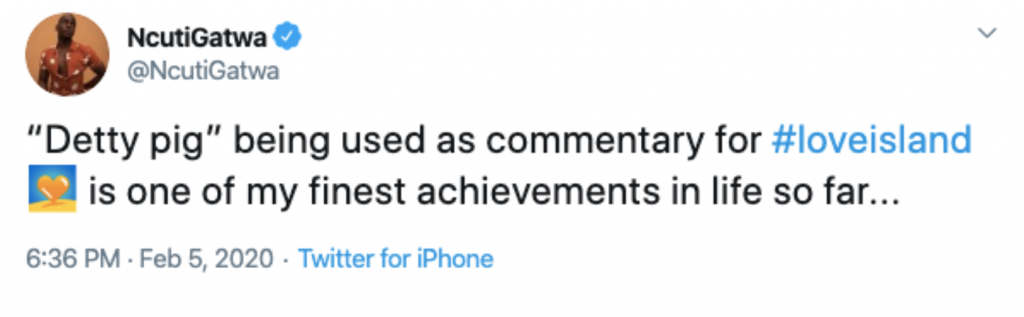 Love Island tweets, Love Island, tweets, challenge, 2020, winter, Online Buzz, savage, memes