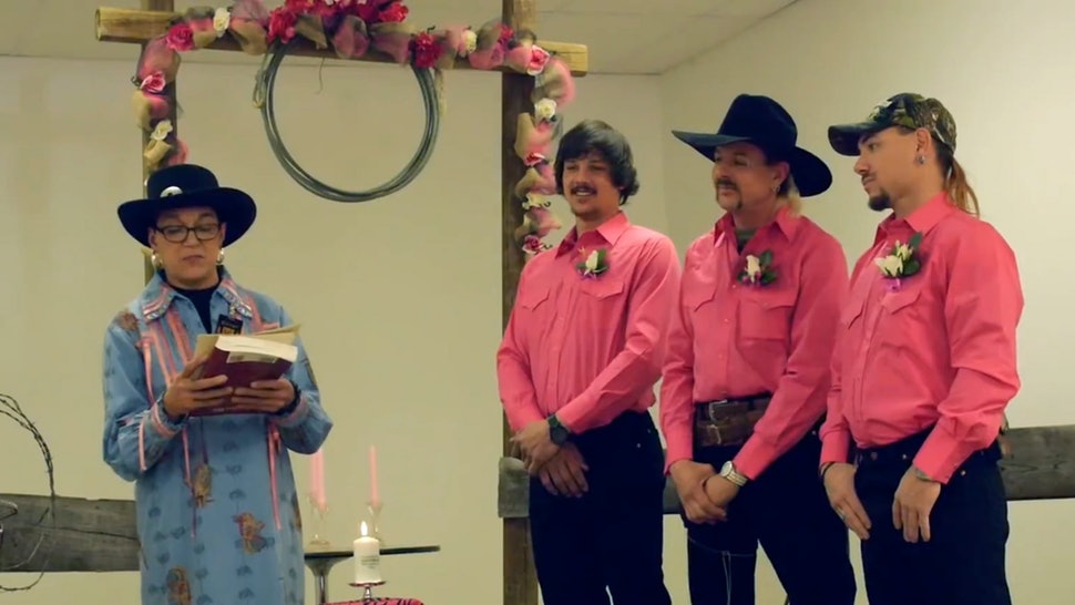 Tiger King, questions, Netflix, moments, best, funniest, bizarre, wedding, Joe Exotic, John, Travis